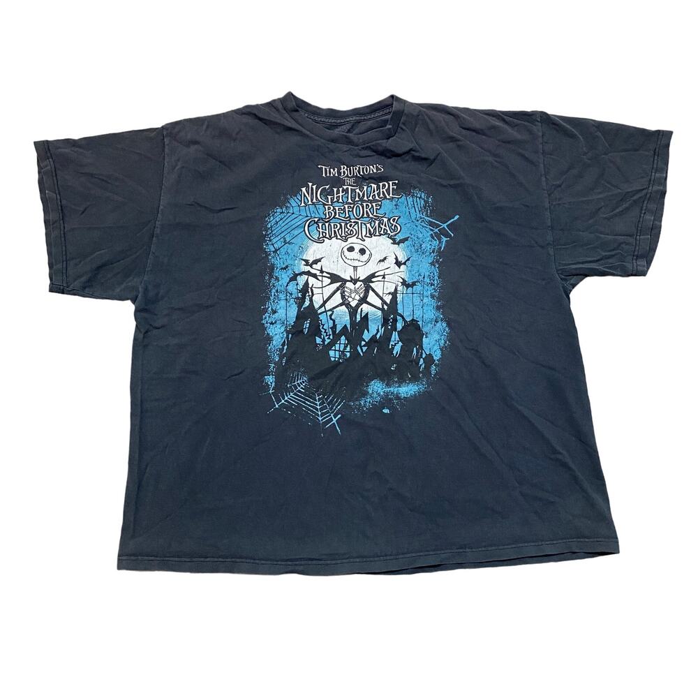 The Nightmare Before Christmas Tim Burton Jack Skellington Shirt 2XL